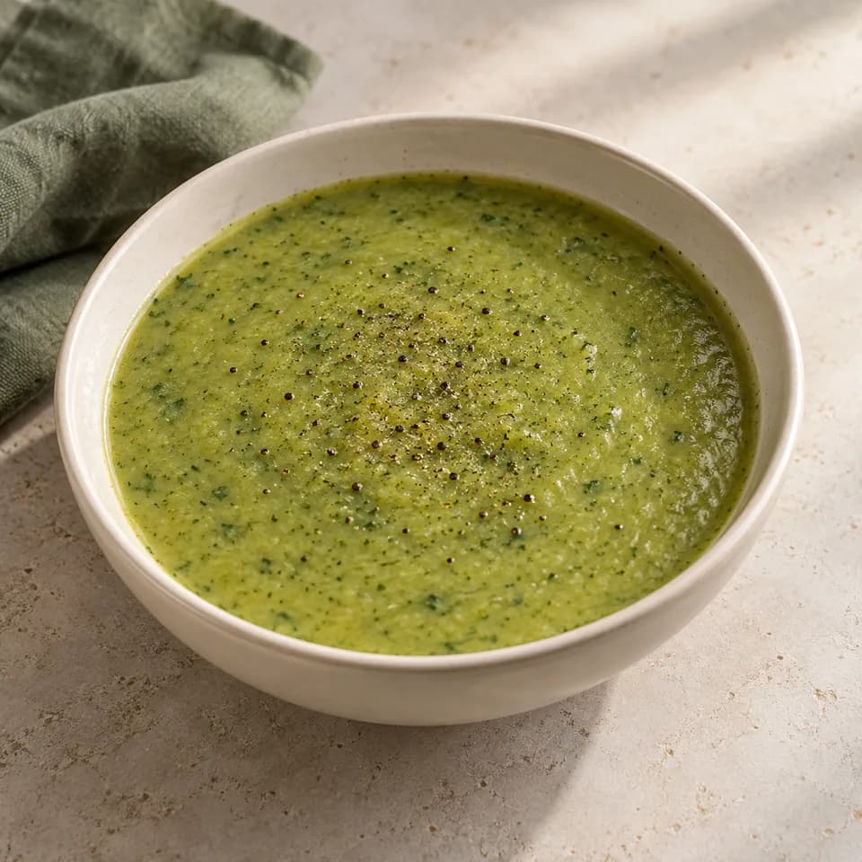 Zucchini Mint Soup
