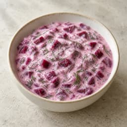 Beetroot Dill Raita