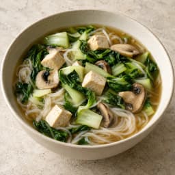 Bok Choy Noodle Broth