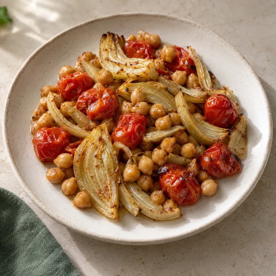 Fennel Tomato Chickpea Tray