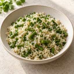 Green Bean Coriander Rice