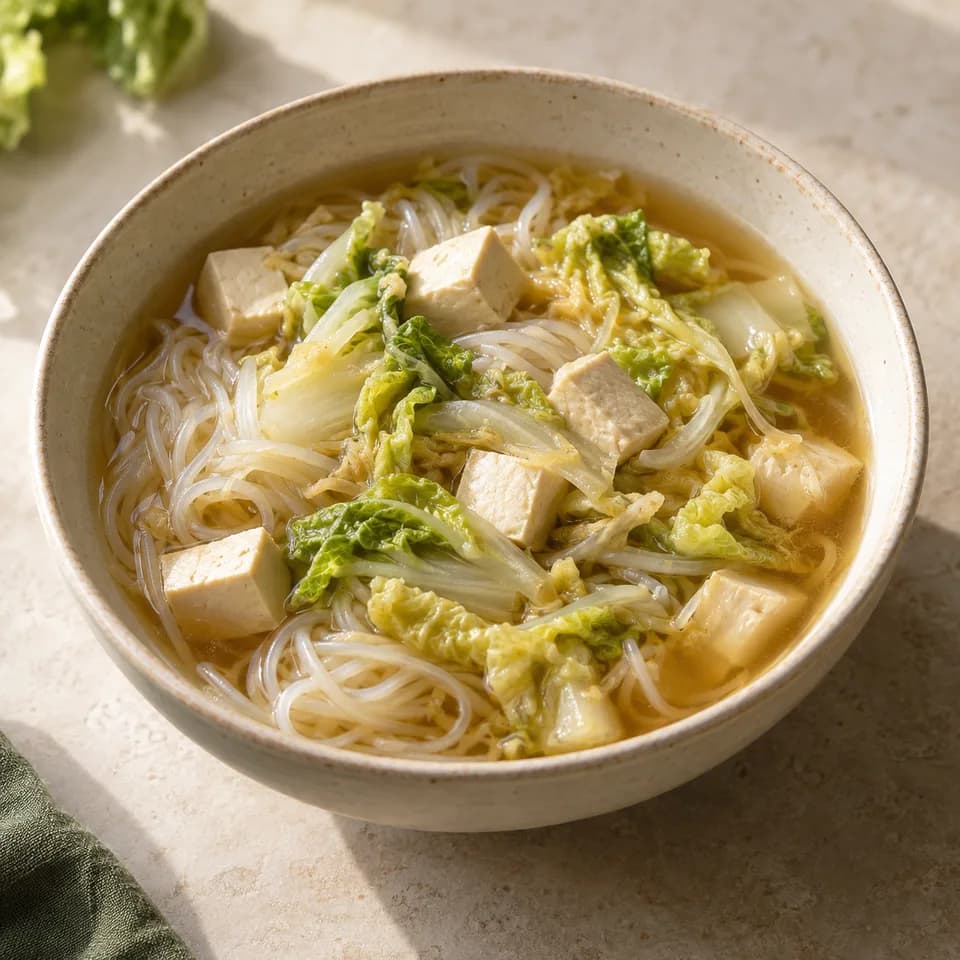 Napa Cabbage Ginger Broth