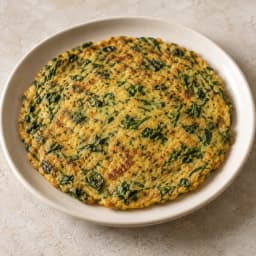 Spinach Besan Chilla