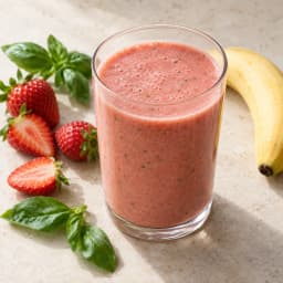 Strawberry Basil Smoothie