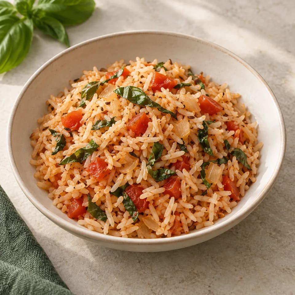 Tomato Basil Rice