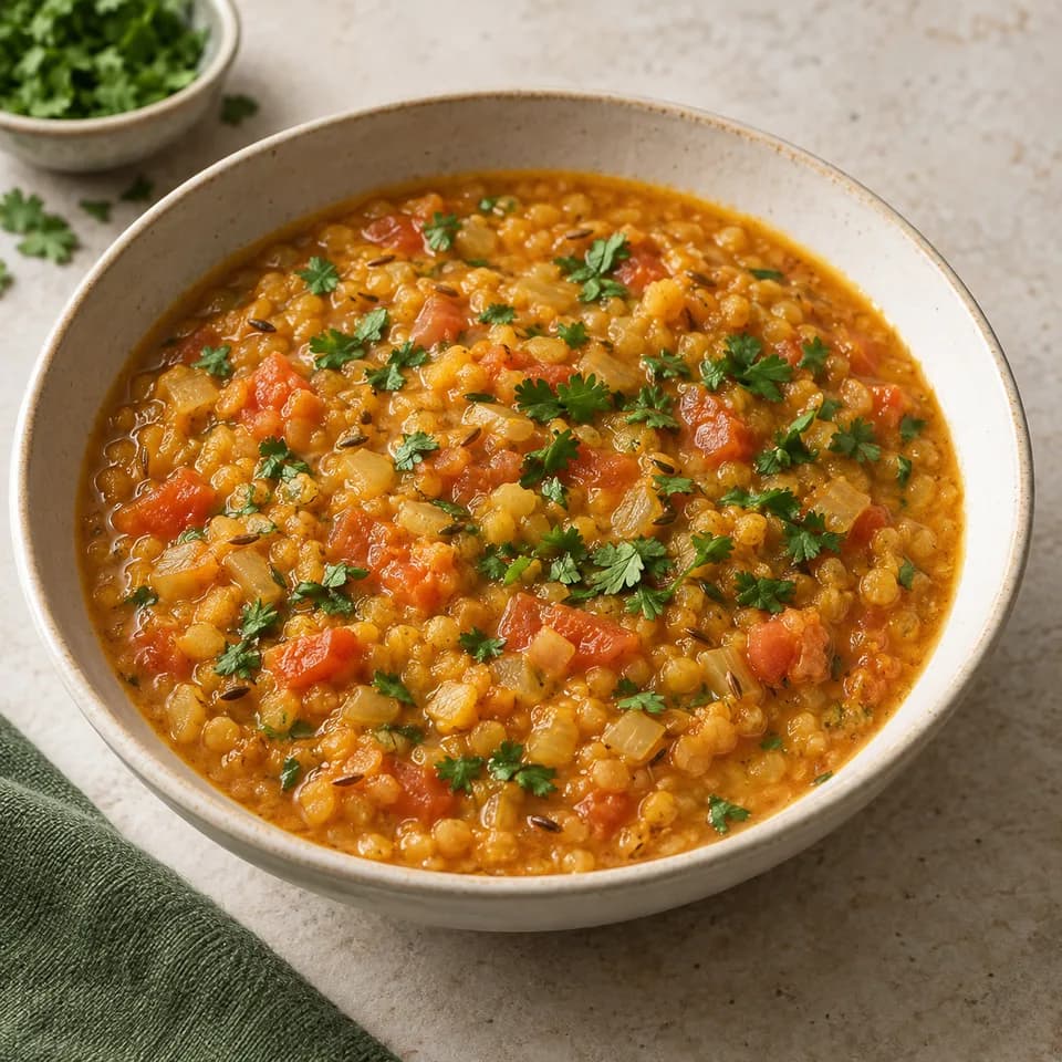 Tomato Coriander Dal